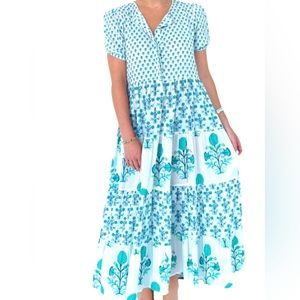 Ro’s Garden Turquoise Daphne Dress